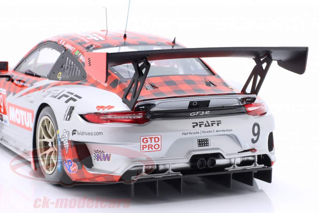 Porsche 911 GT3 R #9 победитель GTD-Pro 24h Daytona 2022 Pfaff Motorsports 1:18 Ixo