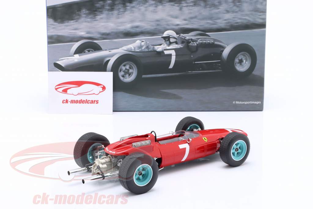 J. Surtees Ferrari 158 #7 gagnant Allemand GP formule 1 Champion du monde 1964 1:18 WERK83