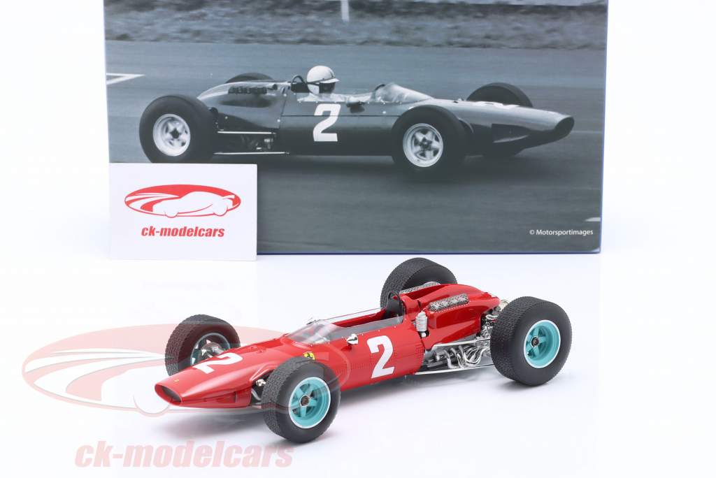 J. Surtees Ferrari 158 #2 ganador italiano GP fórmula 1 Campeón mundial 1964 1:18 WERK83