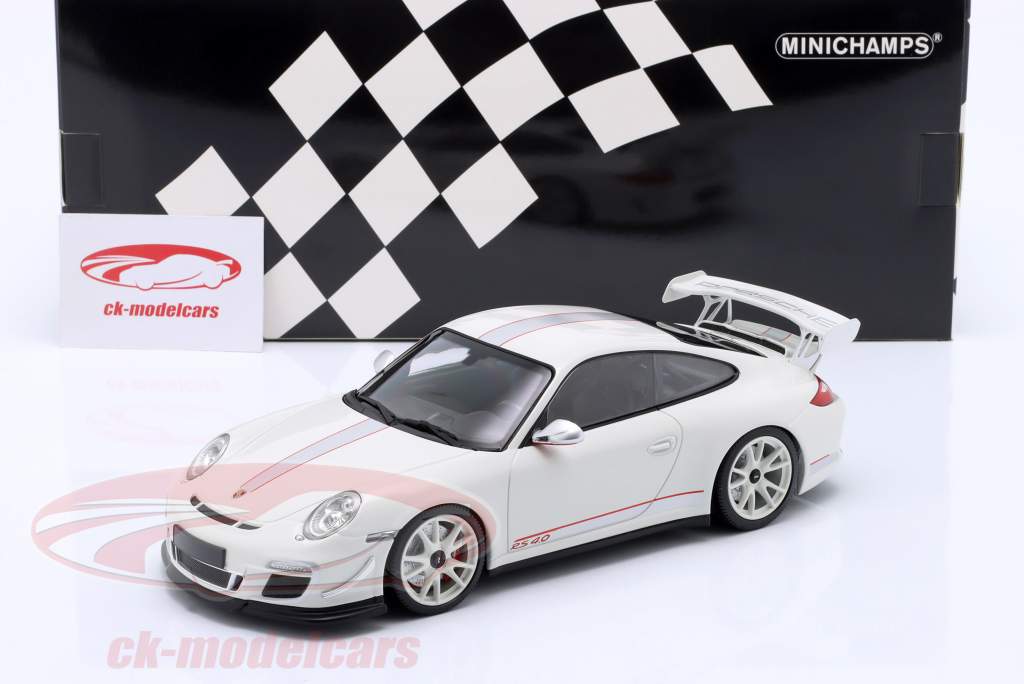 Porsche 911 (997) GT3 RS 4.0 建设年份 2011 白色的 1:18 Minichamps