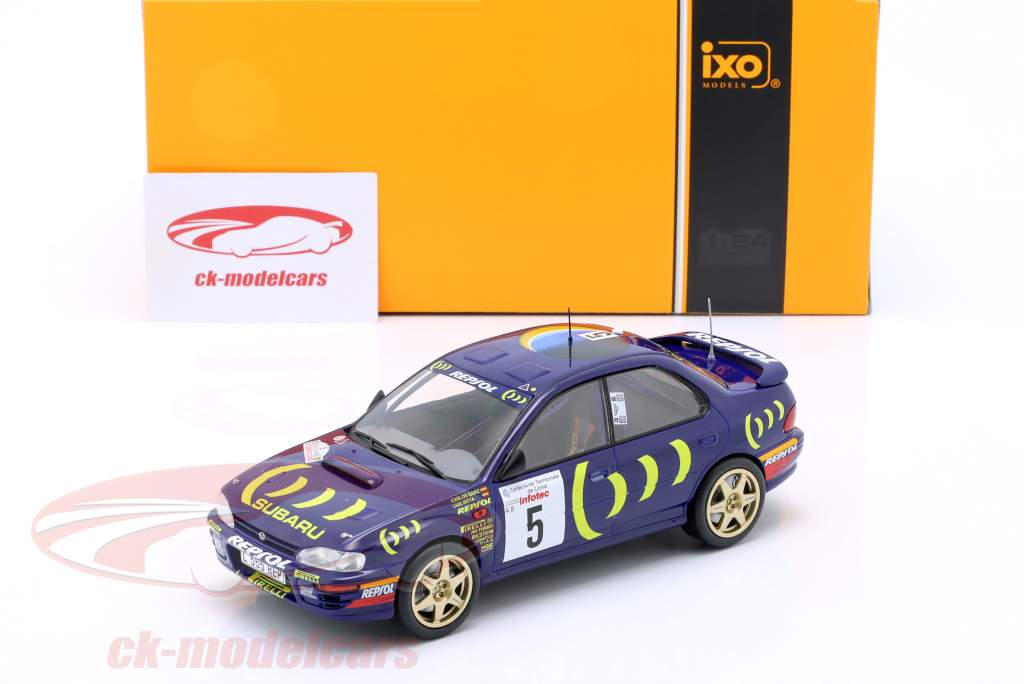 Subaru Impreza 555 #5 4th Rallye Tour de Corse 1995 Sainz, Moya 1:24 Ixo