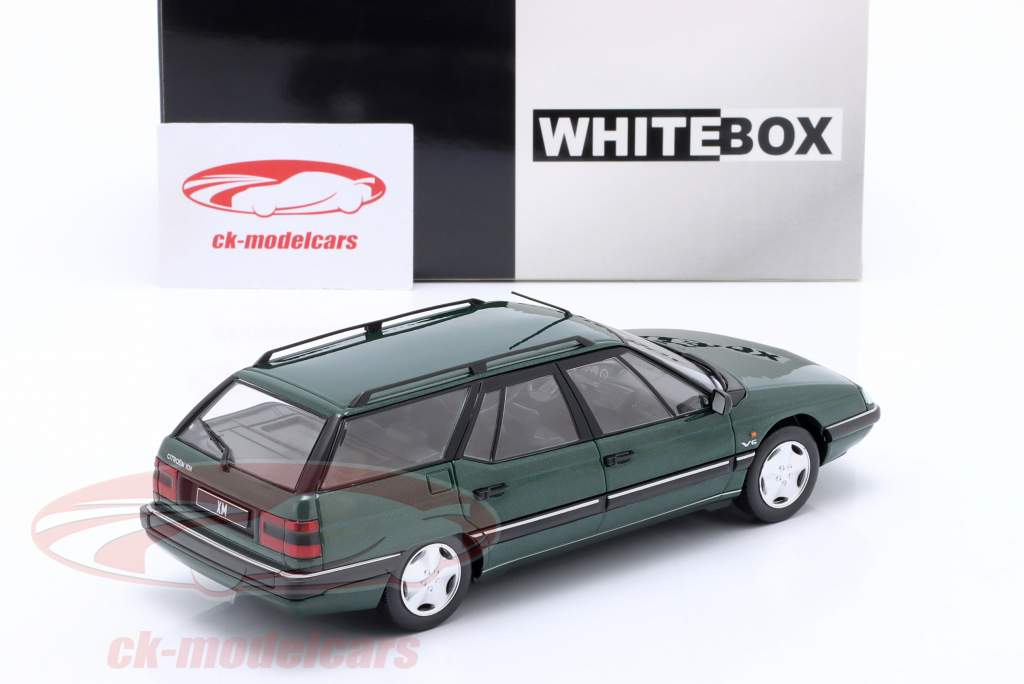 Citroen XM Break 建设年份 1991 深绿色 金属的 1:24 WhiteBox