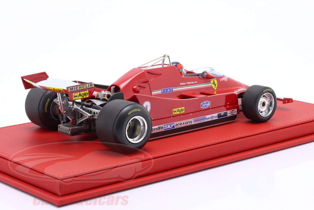 G. Villeneuve Ferrari 126C #2 capacitación italiano GP fórmula 1 1980 1:18 GP Replicas