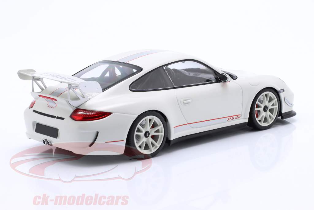 Porsche 911 (997) GT3 RS 4.0 建設年 2011 白 1:18 Minichamps
