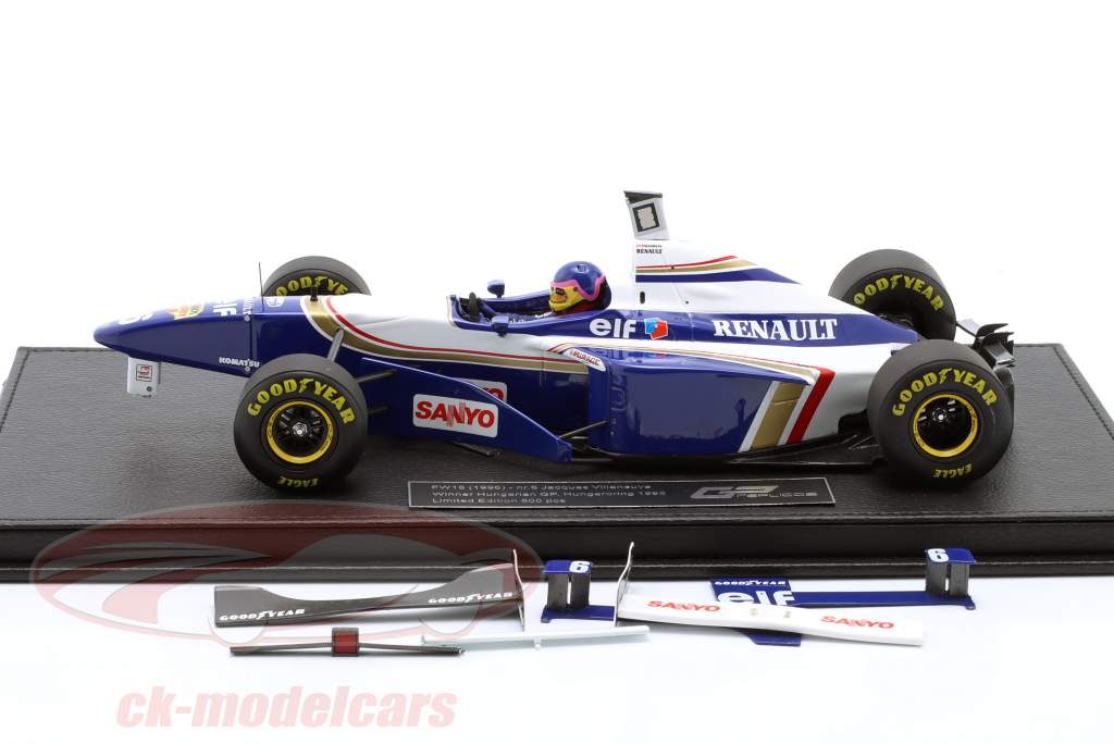 Jacques Villeneuve Williams FW18 #6 ハンガリー GP F1 1996 1:18 GP Replicas 第二希望