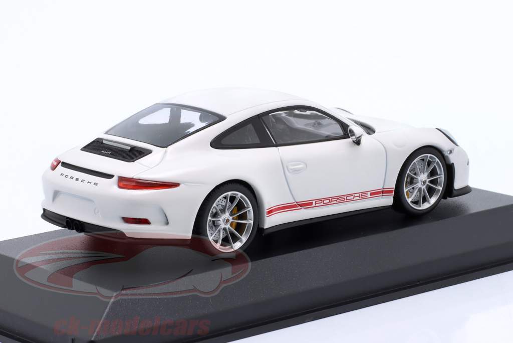 Porsche 911 (991) R anno di costruzione 2016 bianco 1:43 Minichamps