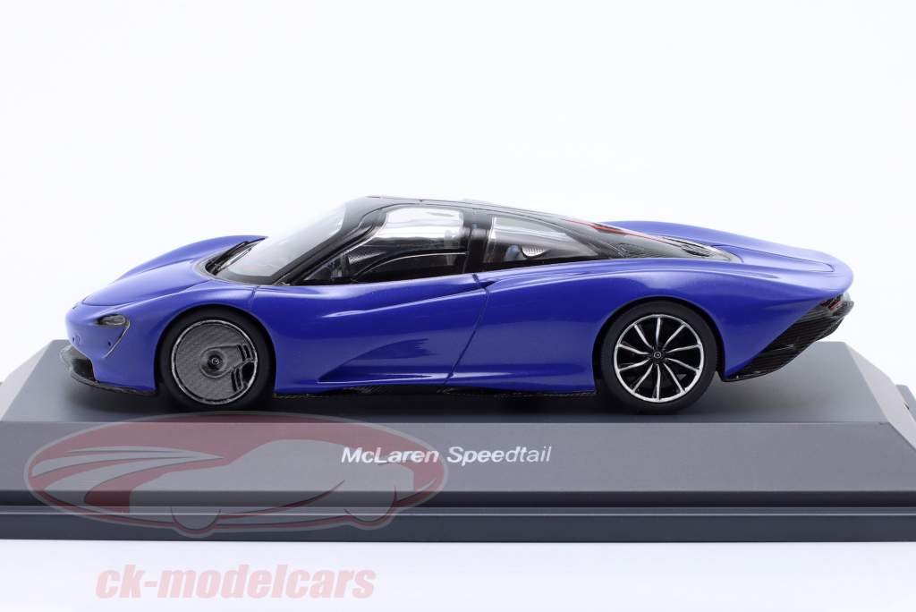 McLaren Speedtail Anno di costruzione 2020 blu 1:43 Schuco