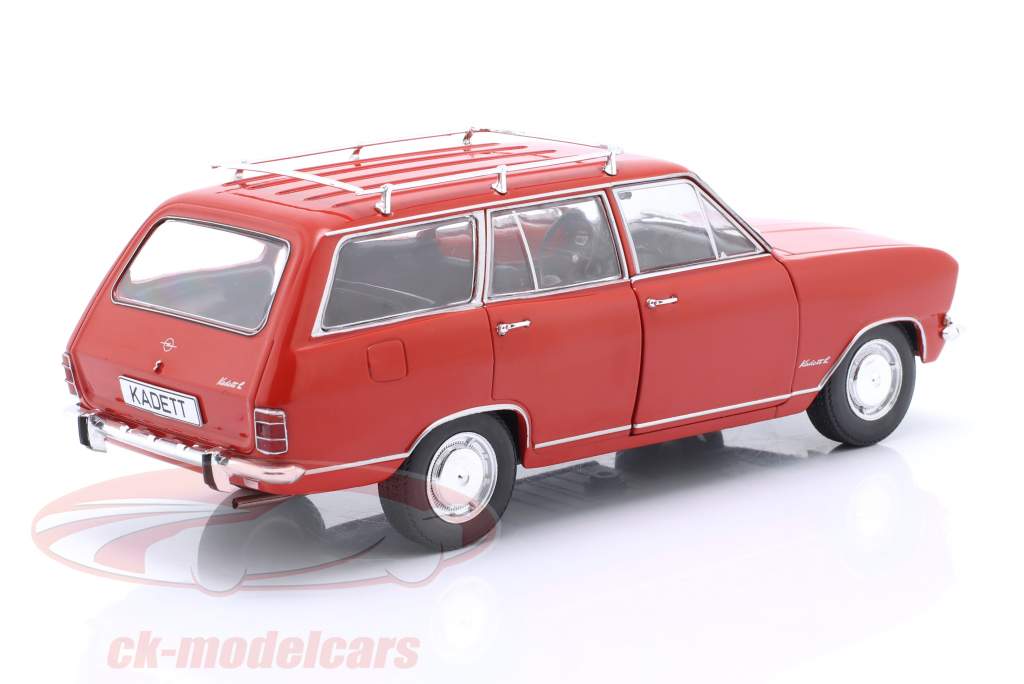 Opel Kadett B Caravan 建设年份 1965 红色的 1:24 WhiteBox
