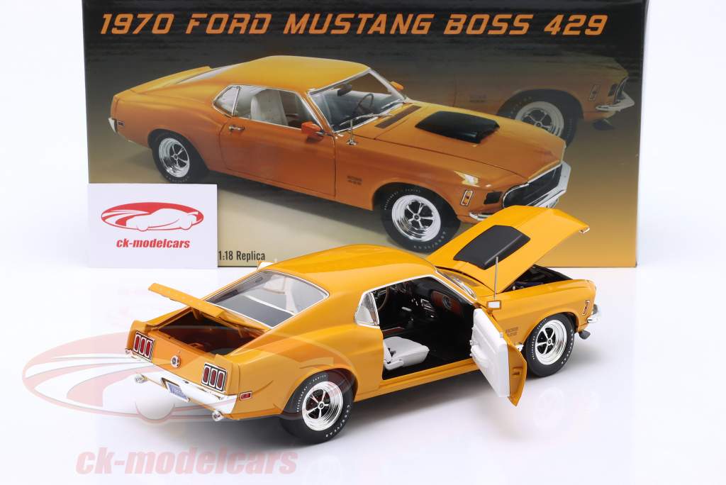 Ford Mustang Boss 429 Année de construction 1970 grabber orange 1:18 GMP