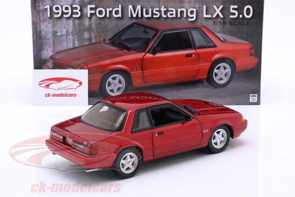 Ford Mustang 5.0 LX Baujahr 1993 elektrik rot 1:18 GMP