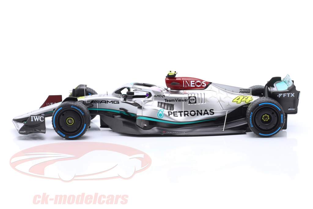 L. Hamilton Mercedes-AMG F1 W13 #44 8ème Monaco GP formule 1 2022 1:18 Minichamps