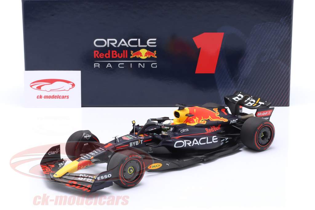 M. Verstappen Red Bull RB18 #1 vinder belgisk GP formel 1 Verdensmester 2022 1:18 Minichamps