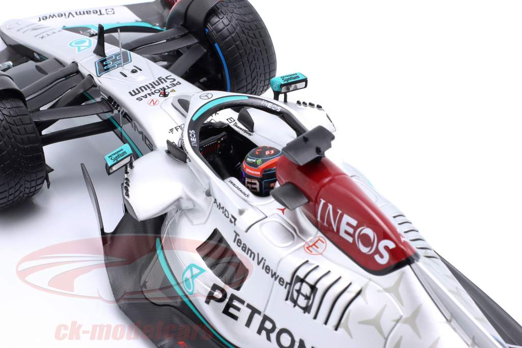 G. Russell Mercedes-AMG F1 W13 #63 5to Monaco GP fórmula 1 2022 1:18 Minichamps