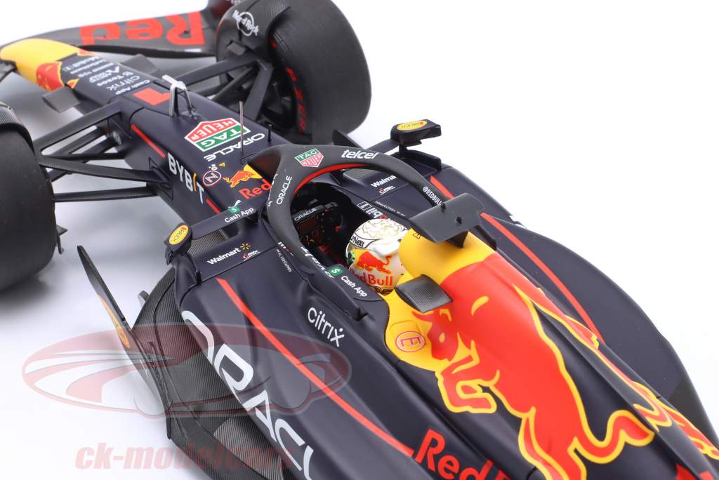 M. Verstappen Red Bull RB18 #1 vinder belgisk GP formel 1 Verdensmester 2022 1:18 Minichamps