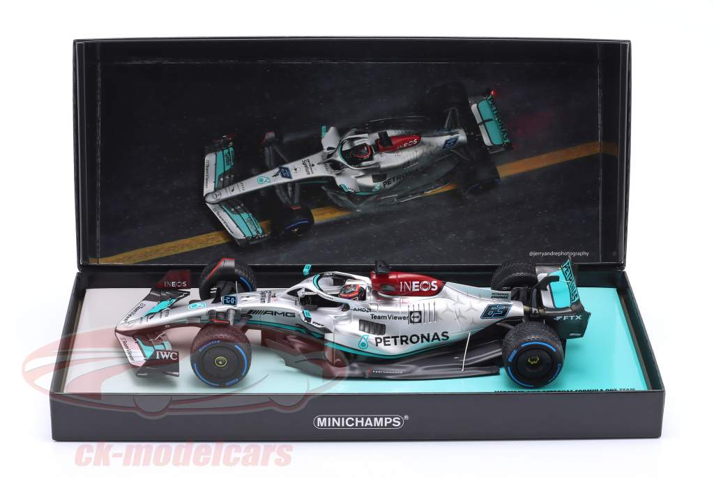 G. Russell Mercedes-AMG F1 W13 #63 5to Monaco GP fórmula 1 2022 1:18 Minichamps