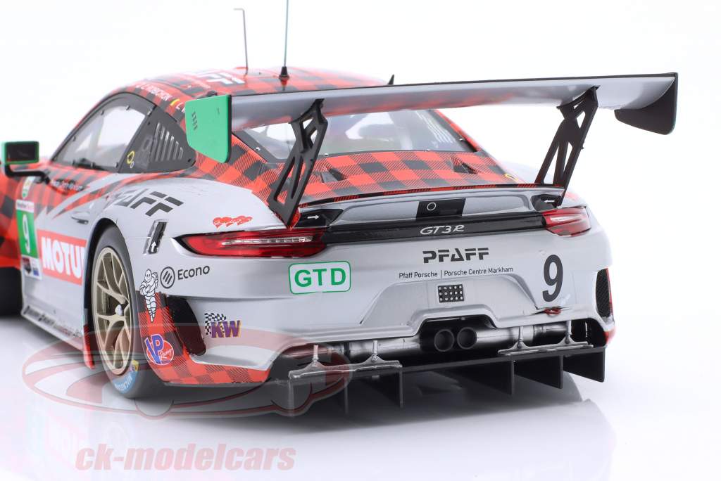 Porsche 911 GT3 R #9 Sieger GTD 12h Sebring 2021 Pfaff Motorsports 1:18 Ixo
