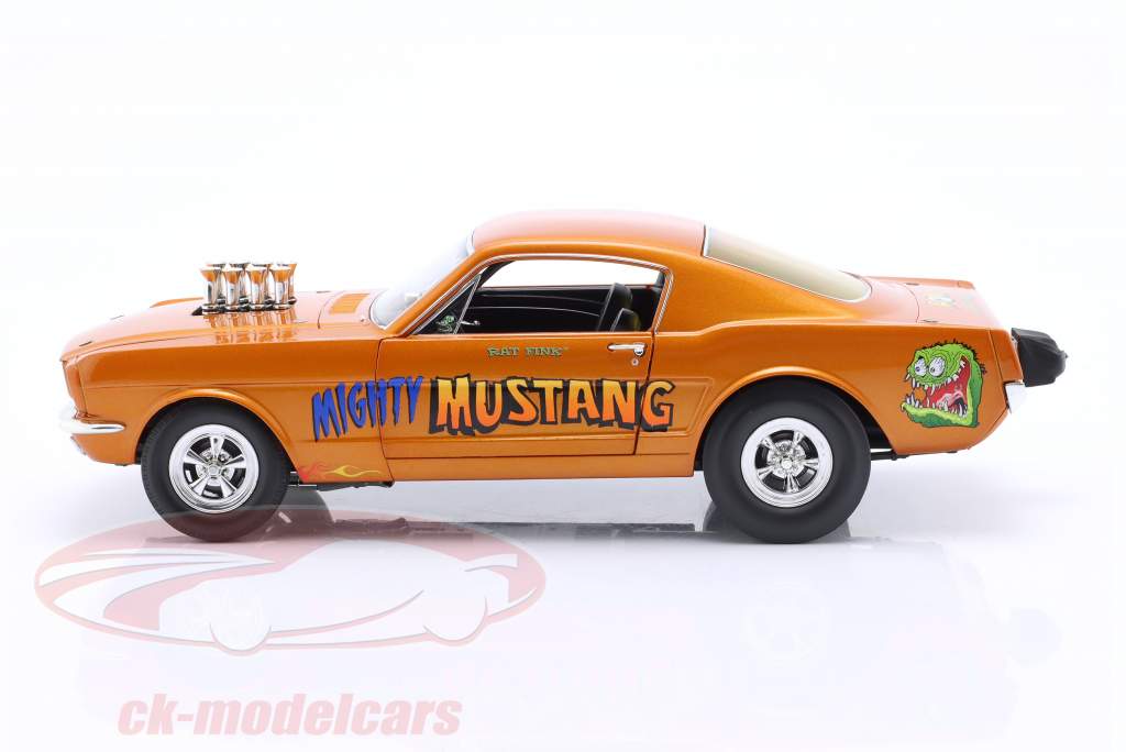 Ford Mustang A / FX "Rat Fink Mighyt Mustang" Año de construcción 1965 naranja 1:18 GMP