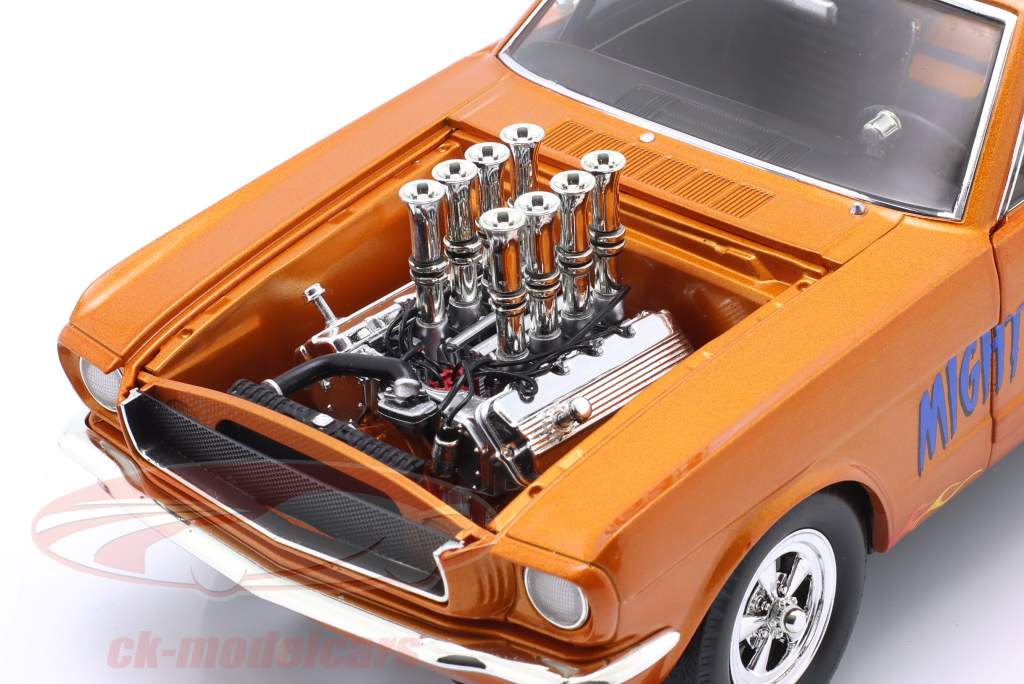 Ford Mustang A / FX "Rat Fink Mighyt Mustang" Byggeår 1965 orange 1:18 GMP