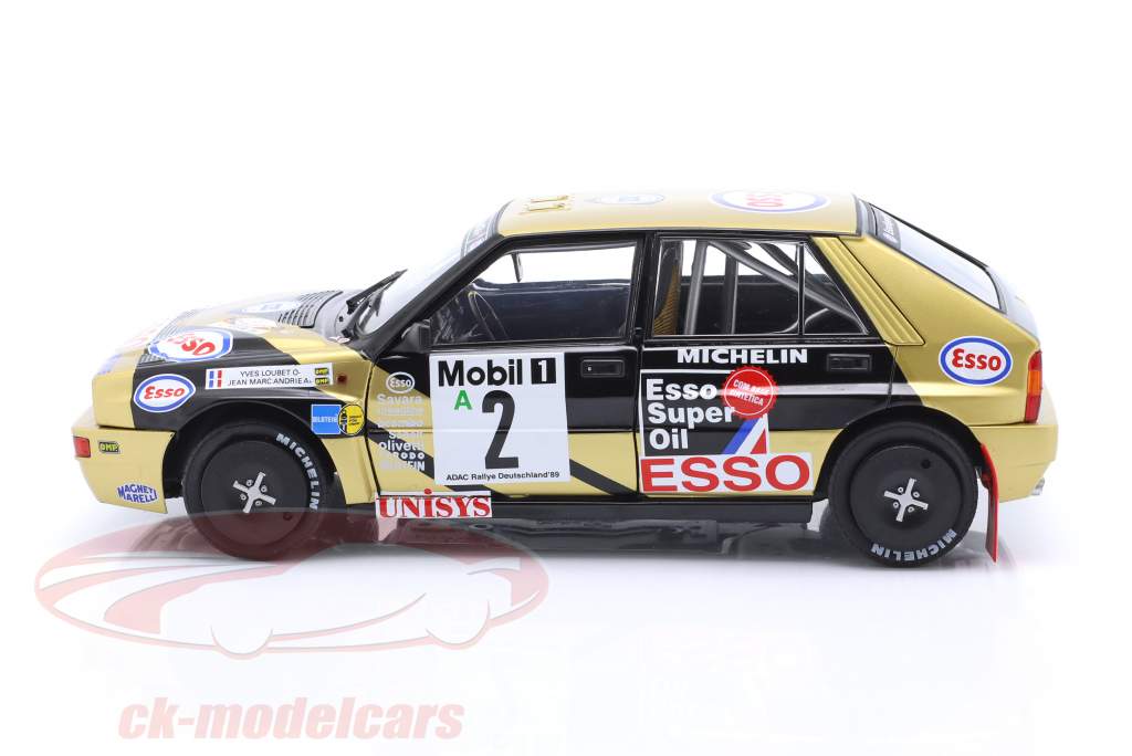 Lancia Delta HF Integrale #2 3位 ADAC Rallye ドイツ ERC チャンピオン 1989 1:18 Solido