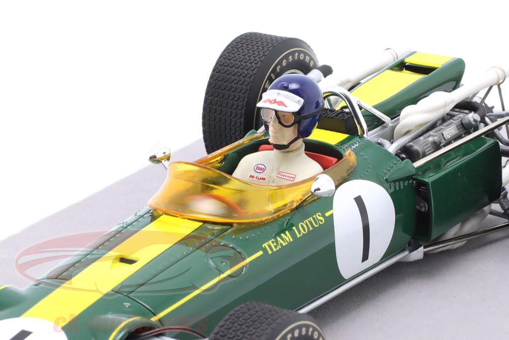 Jim Clark Lotus 43 #1 优胜者 美国 GP 公式 1 1966 1:18 Tecnomodel