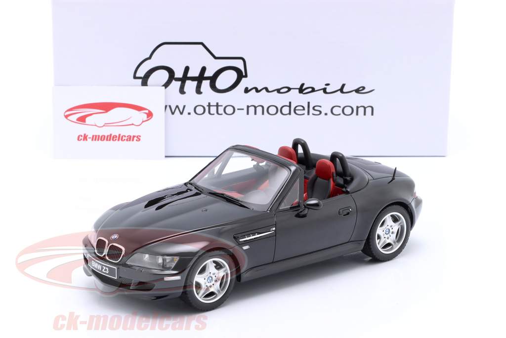 BMW Z3 M Roadster Byggeår 1999 kosmos sort 1:18 OttOmobile