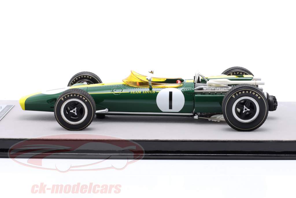 Jim Clark Lotus 43 #1 gagnant USA GP formule 1 1966 1:18 Tecnomodel
