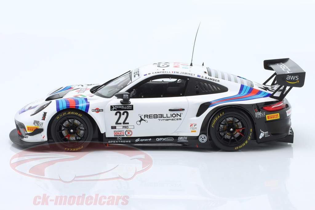 Porsche 911 GT3 R #22 24h Spa 2021 Martini Racing GPX Bamber, Campbell, Jaminet 1:18 Ixo