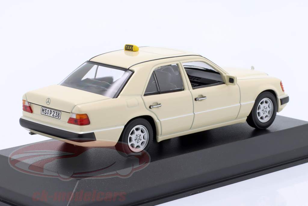 Mercedes-Benz 230E (W124) Taxi Año de construcción 1990 Película: Tatort Münster 1:43 Minichamps