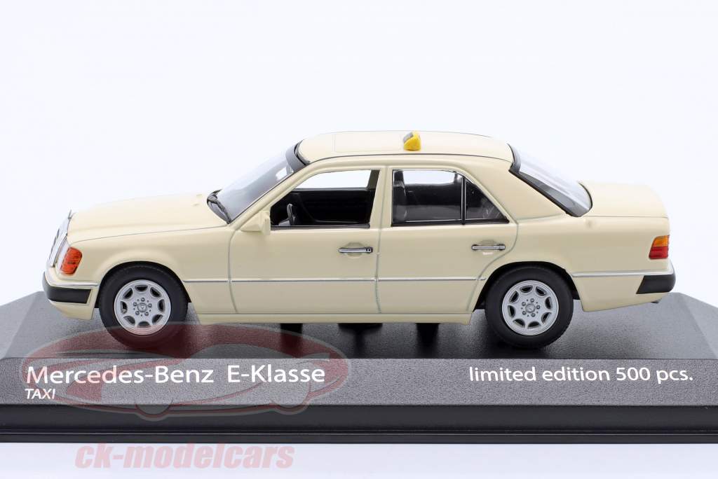 Mercedes-Benz 230E (W124) Taxi Año de construcción 1990 Película: Tatort Münster 1:43 Minichamps