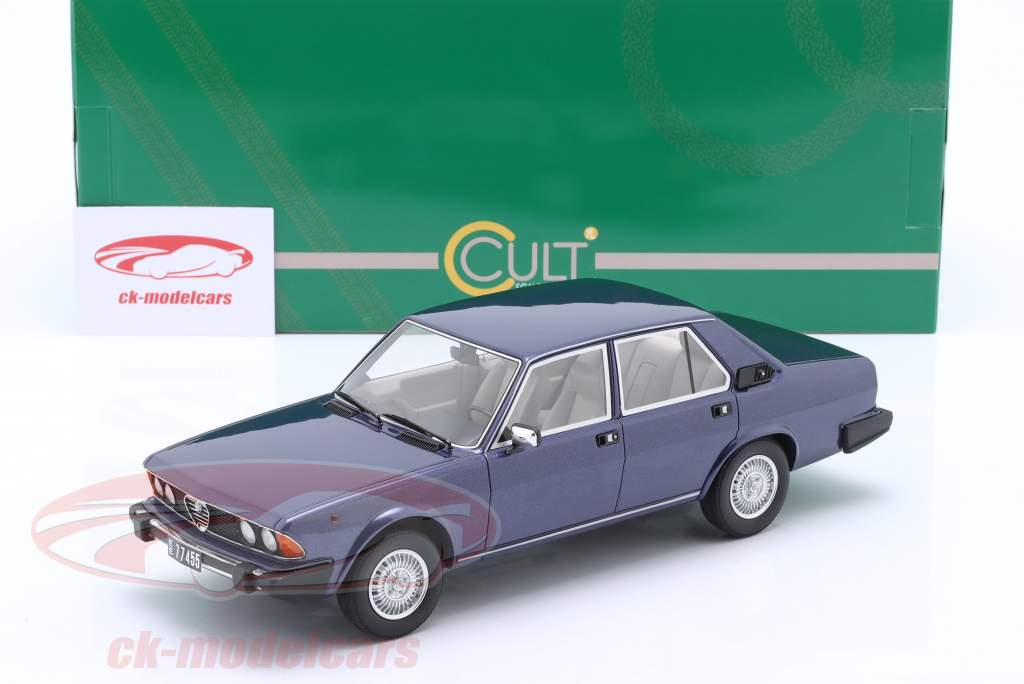 Alfa Romeo Alfa 6 2.5 (Тип 119) 1979-83 синий металлический 1:18 Cult Scale