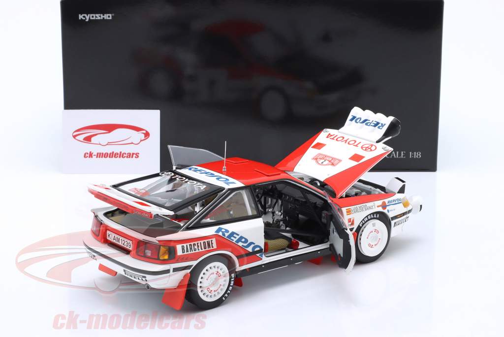 Toyota Celica GT-Four #2 Sieger Rallye Monte Carlo 1991 Sainz, Moya 1:18 Kyosho
