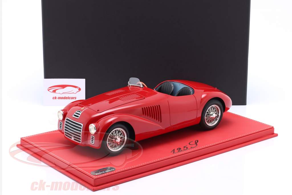 Ferrari 125S Ano de construção 1947 vermelho 1:12 VIP Scale Models