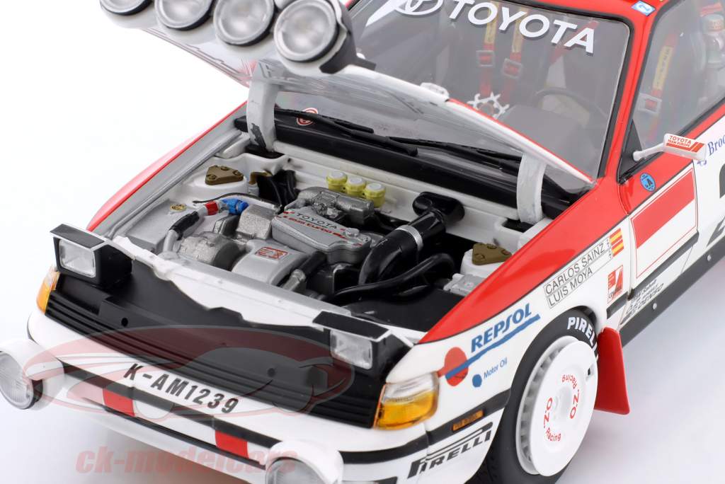 Toyota Celica GT-Four #2 gagnant Rallye Monté Carlo 1991 Sainz, Moya 1:18 Kyosho