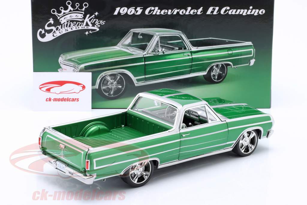 Chevrolet El Camino Customs 建設年 1965 calypso 緑 1:18 Greenlight