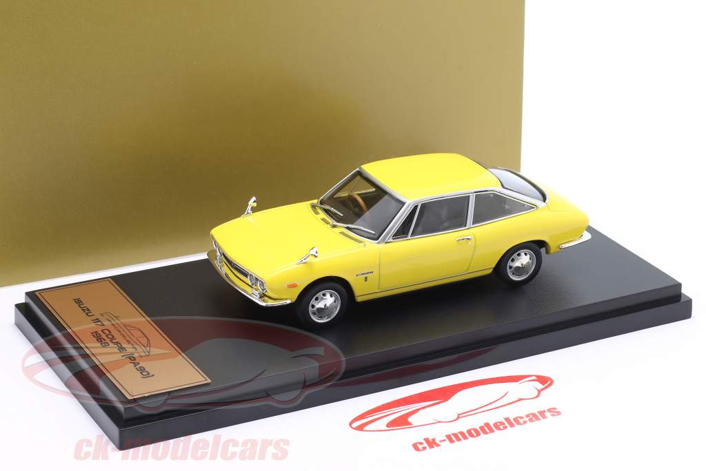 Isuzu 117 Coupe Año de construcción 1968 amarillo 1:43 Hachette