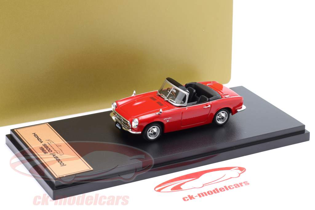 Honda S800 Año de construcción 1966 rojo 1:43 Hachette