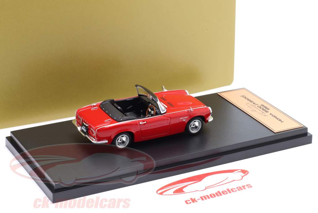 Honda S800 建设年份 1966 红色的 1:43 Hachette
