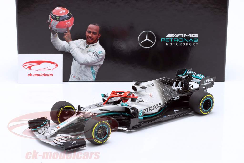 L. Hamilton Mercedes-AMG F1 W10 #44 Winner Monaco GP Formula 1 World Champion 2019 1:18 Minichamps