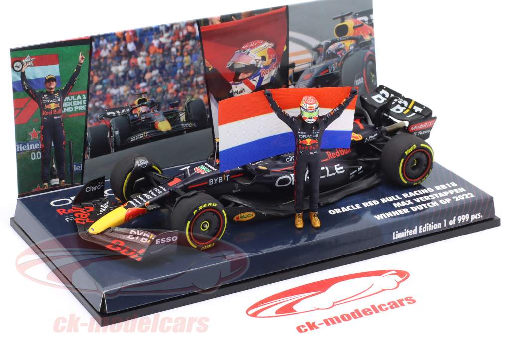 M. Verstappen Red Bull RB18 #1 Winner Dutch GP Formula 1 World Champion 2022 1:43 Minichamps