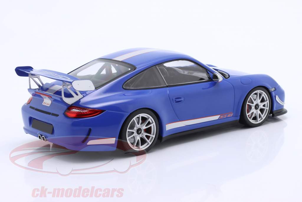 Porsche 911 (997) GT3 RS 4.0 Año de construcción 2011 azul 1:18 Minichamps