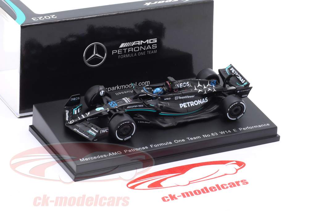 George Russell Mercedes-AMG F1 W14 #63 Formula 1 2023 1:64 Spark