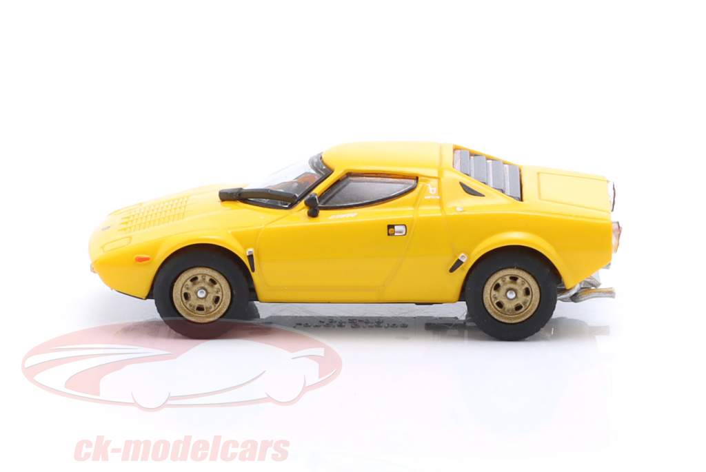 Lancia Stratos Baujahr 1974 gelb 1:87 Minichamps