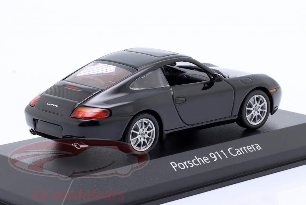 Porsche 911 (996) 建设年份 1998 黑色的 金属的 1:43 Minichamps