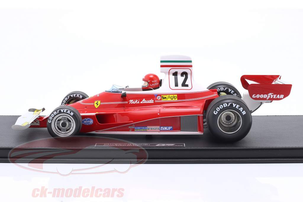 N. Lauda Ferrari 312T #12 vinder belgisk GP formel 1 Verdensmester 1975 1:12 GP Replicas
