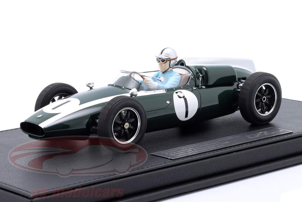 J. Brabham Cooper T53 #1 ganador británico GP fórmula 1 Campeón mundial 1960 1:18 GP Replicas