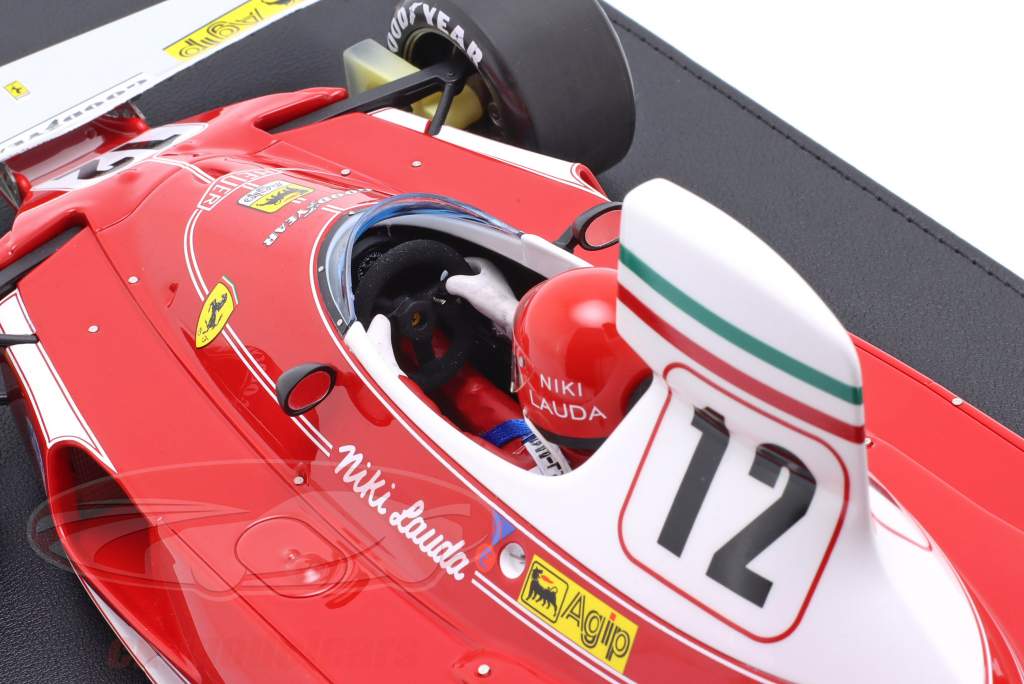 N. Lauda Ferrari 312T #12 ganhador Belga GP Fórmula 1 Campeão mundial 1975 1:12 GP Replicas