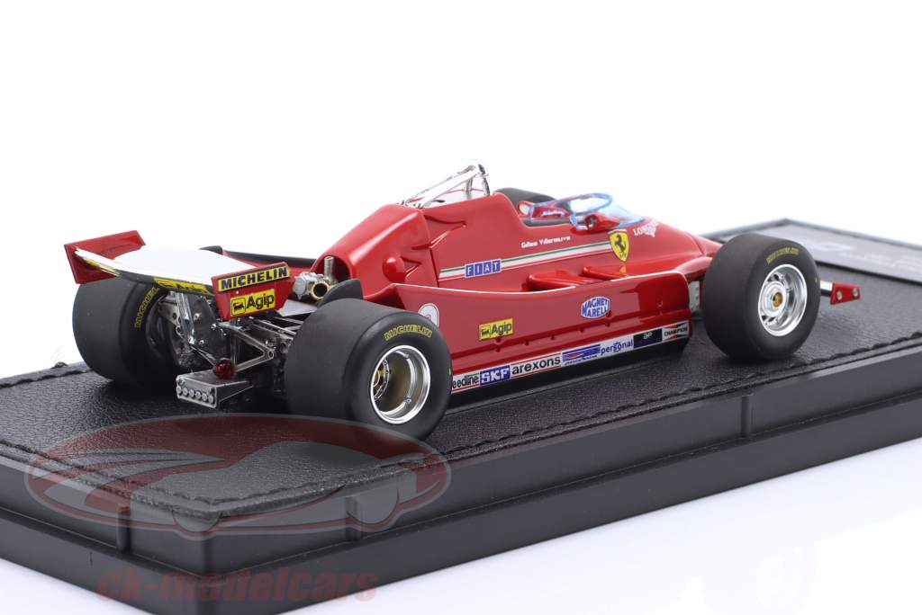 G. Villeneuve Ferrari 126C #2 Квалификационный итальянский GP формула 1 1980 1:43 GP Replicas