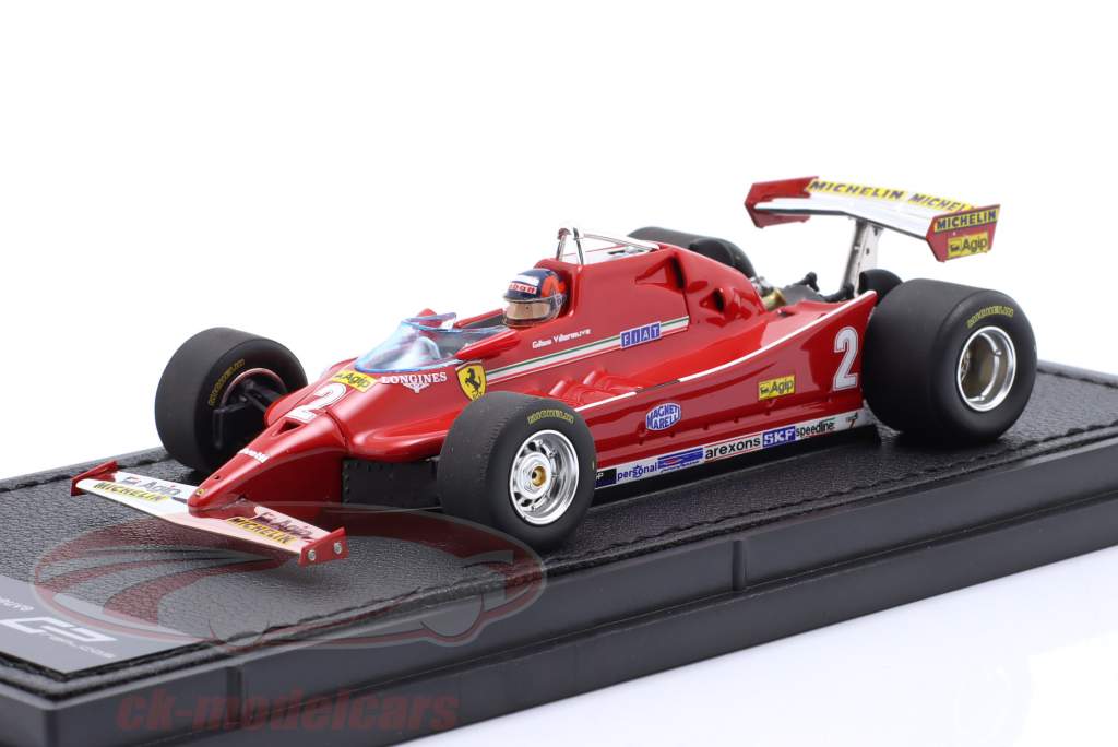 G. Villeneuve Ferrari 126C #2 Qualifying Italian GP formula 1 1980 1:43 GP Replicas