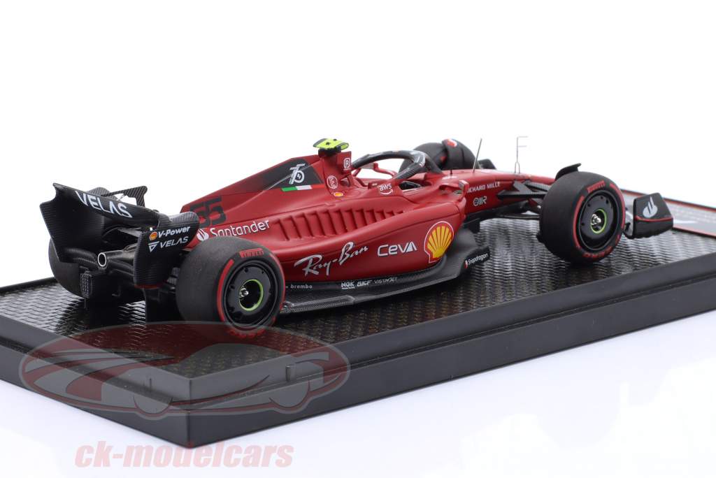 Carlos Sainz Jr. Ferrari F1-75 #55 2ème Bahreïn GP formule 1 2022 1:43 BBR