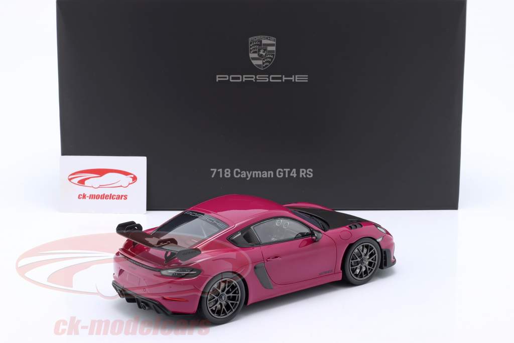 Porsche 718 (982) Cayman GT4 RS 2021 estrela rubi 1:18 Spark